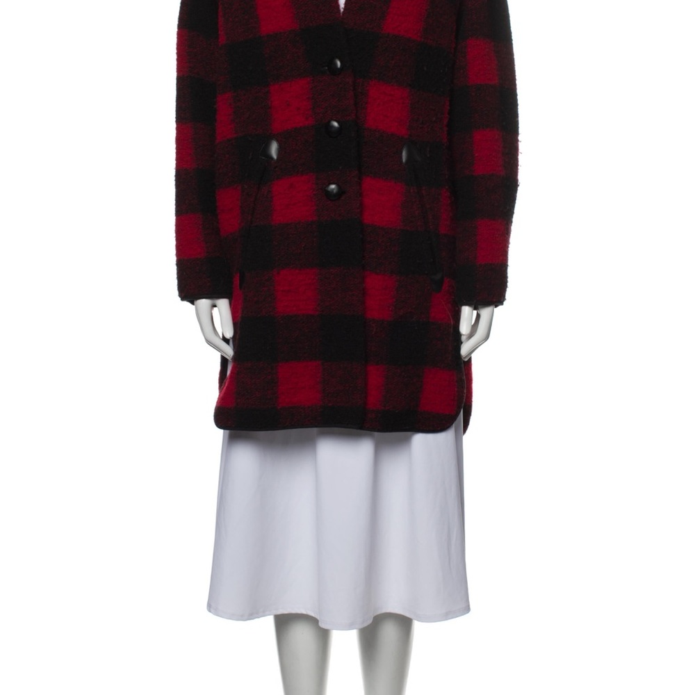 Isabel Marant Etoile Plaid Print Coat size 38